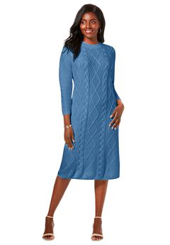 Cable Sweater Dress
