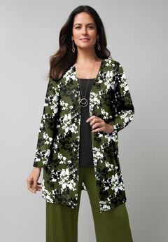 Everyday Stretch Knit Open Front Cardigan