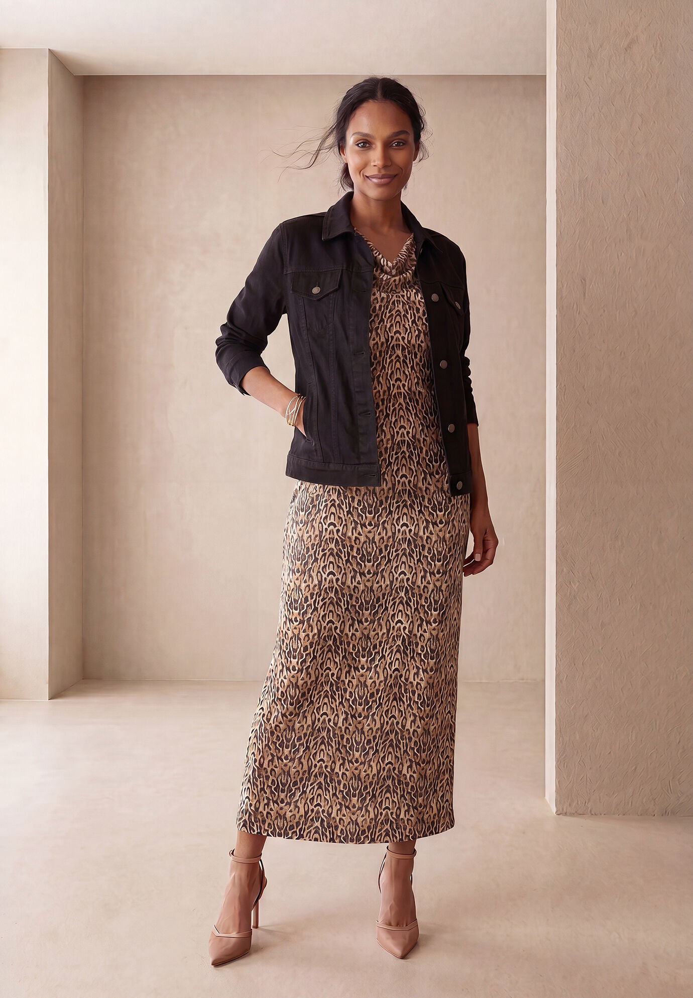 Classic Cotton Denim Jacket, , alternate image number 9