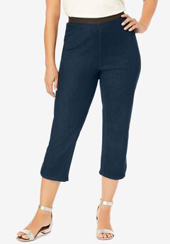Stretch Denim Crop Jeggings