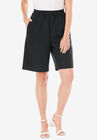 Linen Short, BLACK, hi-res image number null