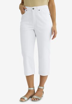 True Fit Straight Leg Crop Jean