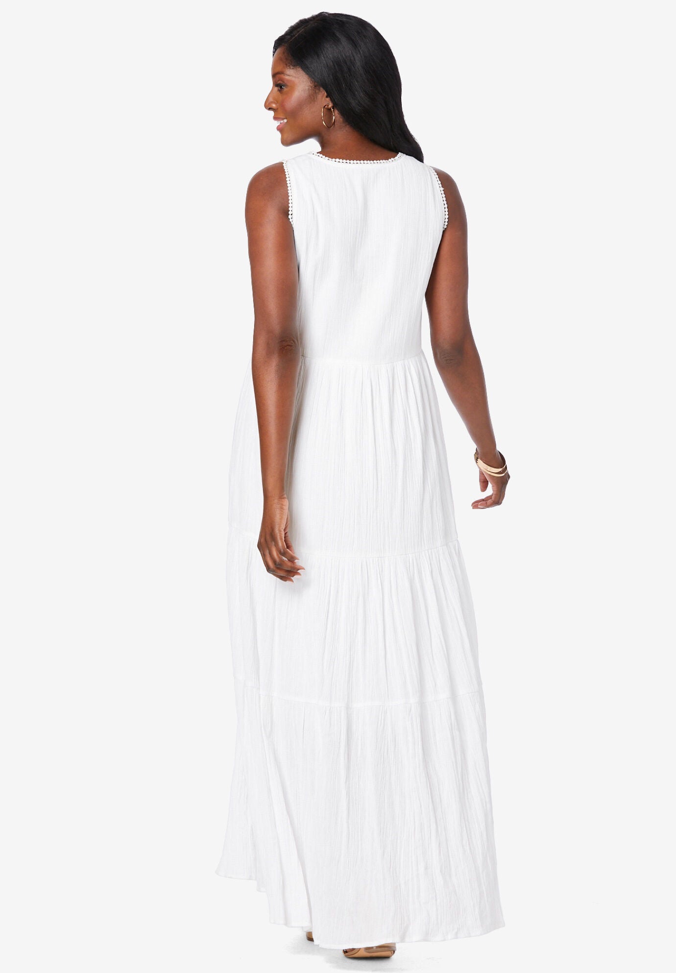 Roamans white dresses clearance
