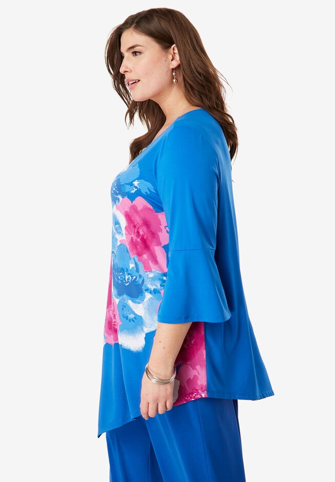 Handkerchief Hem Tunic, , alternate image number null
