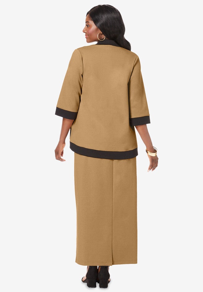 Ponte Jacket Dress, , on-hover image number 1