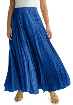 Flowing Crinkled Maxi Skirt