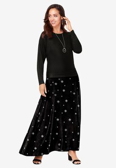 2-Piece Dolman Sleeve Skirt Set