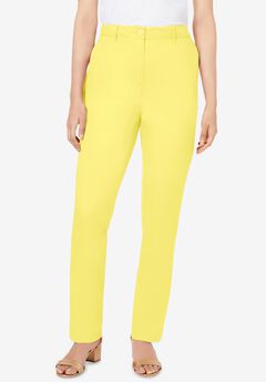 Stretch Cotton Chino Straight Leg Pant