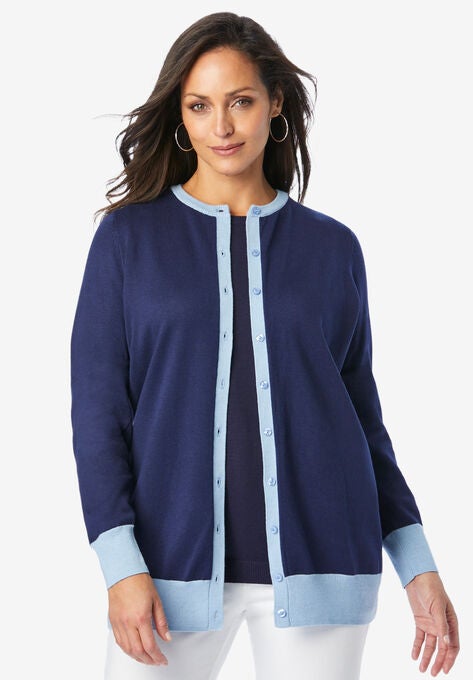 Fine Gauge Cardigan | Roaman's