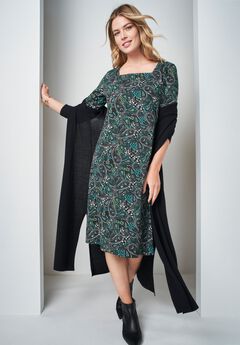 Plus Size Trendy Midi Dresses
