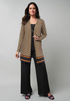 Everyday Stretch Knit Open Front Cardigan
