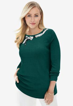 Holiday Motif Pullover