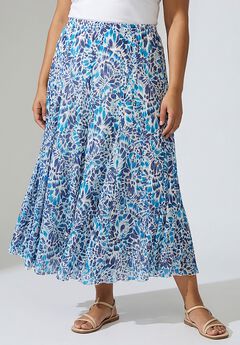 Flowing Crinkled Maxi Skirt