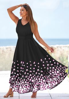 Georgette Flyaway Maxi Dress