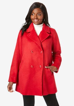A-Line Wool Peacoat