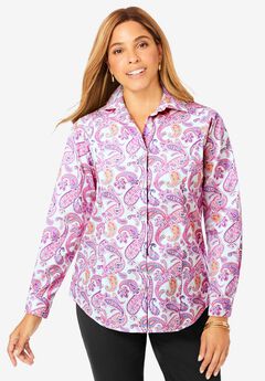 Plus Size Poplin Shirts