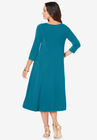Twisted Keyhole A-line Dress, , on-hover image number null