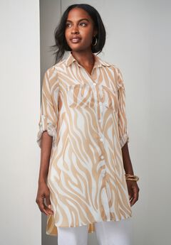 Sheer Georgette Mega Tunic