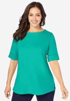Plus Size Cotton Tops