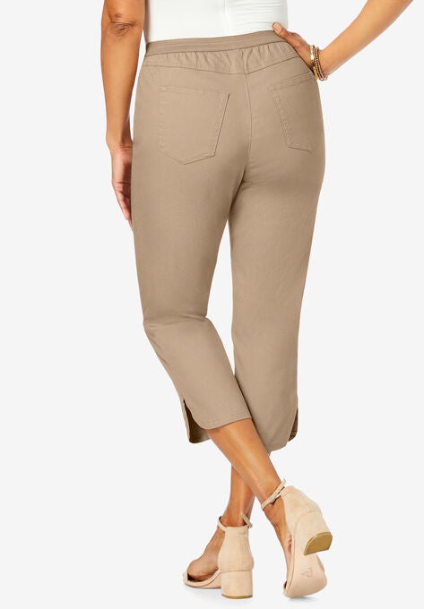 Curved Hem Crop Jeggings, , on-hover image number null
