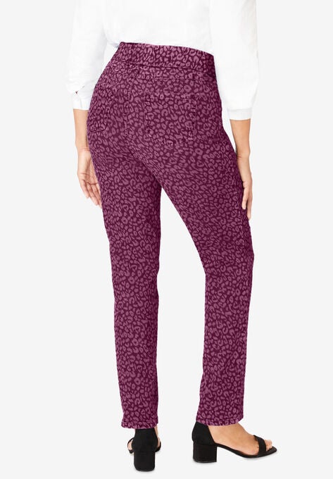 Comfort Waistband Straight Leg Jean, , on-hover image number null