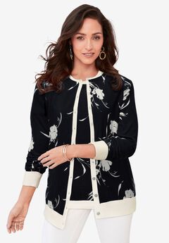 Plus Size Button Down Cardigans