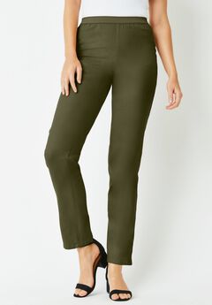 Plus Size Stretch Ankle Pants