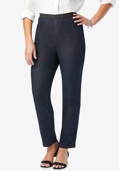 Stretch Denim Straight-Leg Jegging