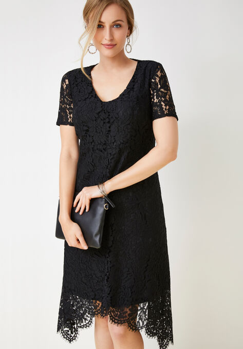 Lace Handkerchief Dress, , alternate image number null