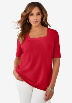 Plus Size Solid Cotton Shirts