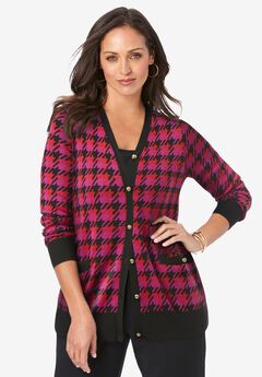 V-Neck Cardigan Sweater