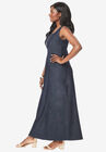 Denim Maxi Dress, , alternate image number null
