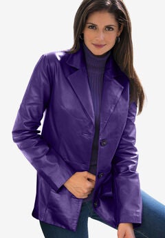 Leather Blazer