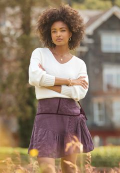 Cozy V-Neck Pullover Sweater