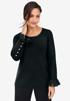 Plus Size Lace Tops