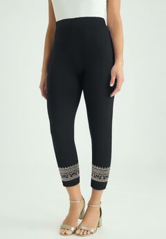 Plus Size Black Yoga Pants