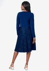 Long Sleeve Wrap Dress, , on-hover image number null
