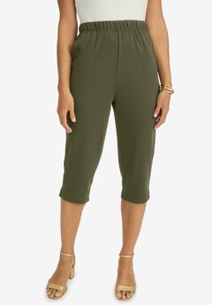 Plus Size Summer Crop Pants