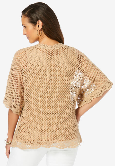Crochet Cardigan, , on-hover image number null
