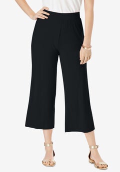 Plus Size Petite Wide Leg Pants