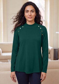 Plus Size Soft & Cozy Green Sweaters For St. Patrick