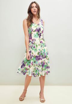 Purple Plus Size Summer Dresses