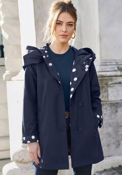 Reversible A-Line Raincoat