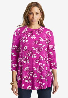 Stretch Knit Swing Tunic