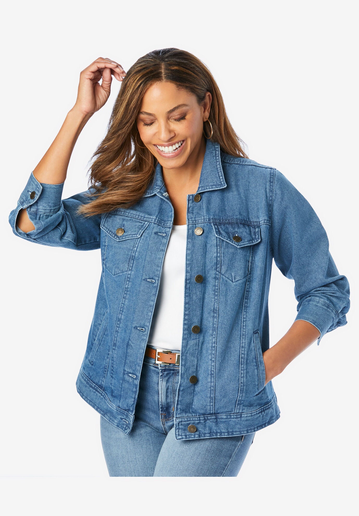 Classic Cotton Denim Jacket Roaman s