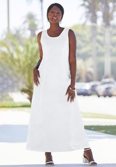 Plus Size Summer White Dresses