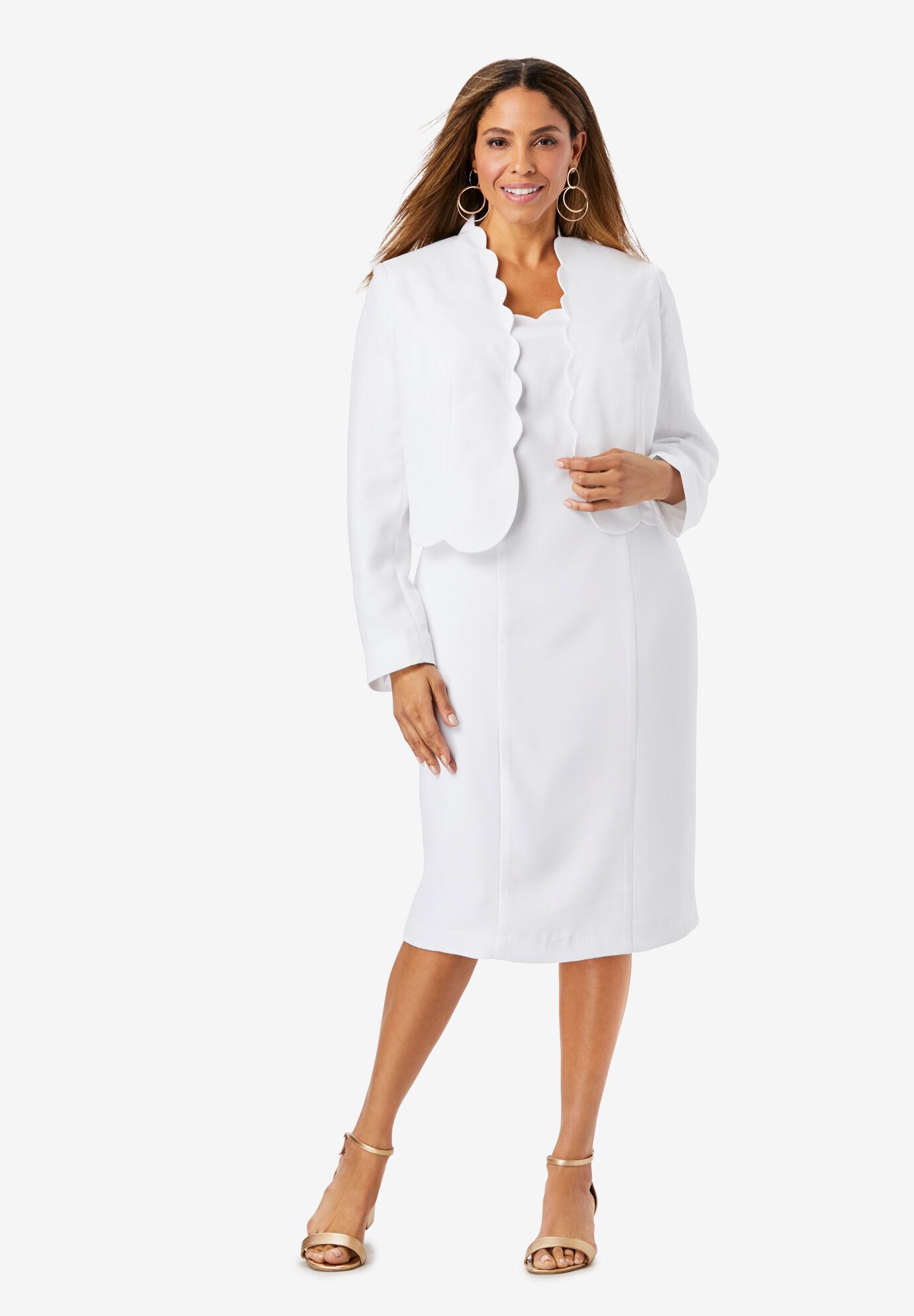 Roamans white dresses clearance