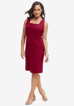 Bi-Stretch Sheath Dress