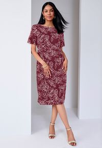 Thermal Knit A-Line Dress
