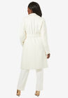 Belted Wool-Blend Coat, , on-hover image number null